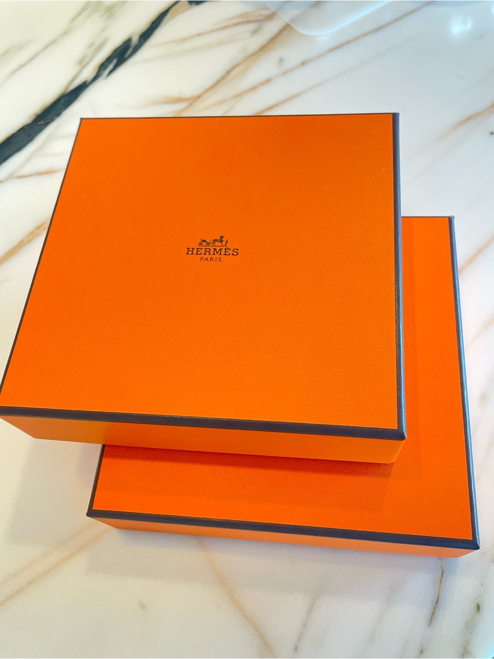 Hermes boxes pair